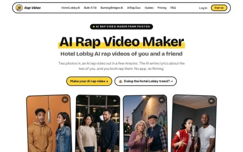 Rap Video page preview