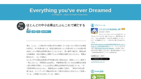 Everything you’ve ever Dreamed page preview