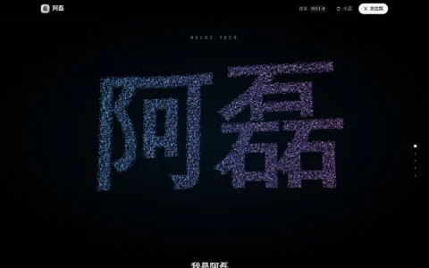 阿磊 · 0xLei page preview