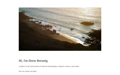 Drew Breunig page preview