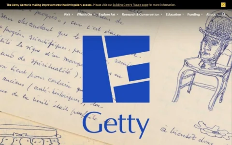 Getty page preview
