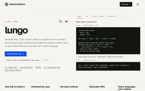 lungo page preview