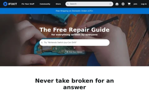 iFixit page preview