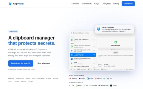 ClipAudit page preview