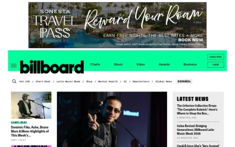 Billboard page preview