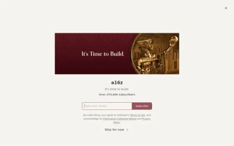a16z page preview