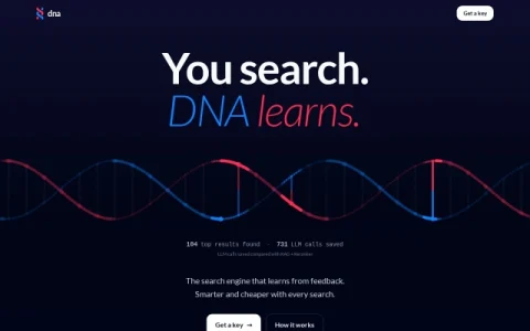 Hashgrid DNA page preview