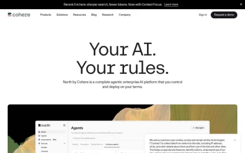 Cohere page preview
