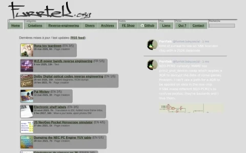 Furrtek.org page preview