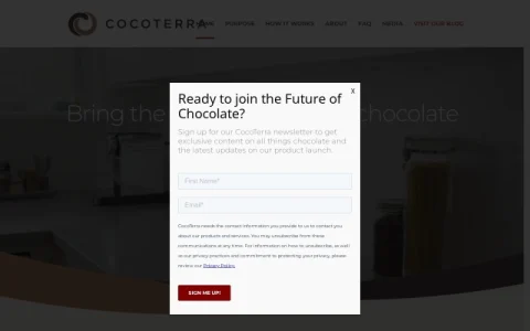 CocoTerra page preview