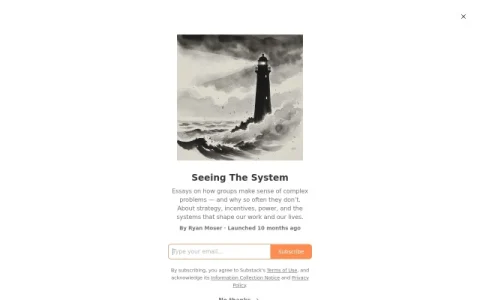 Seeing The System page preview