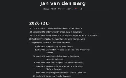 Jan van den Berg page preview