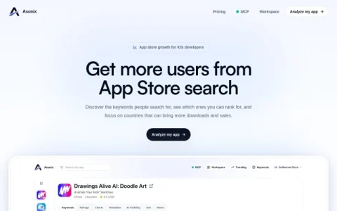 Asonix page preview
