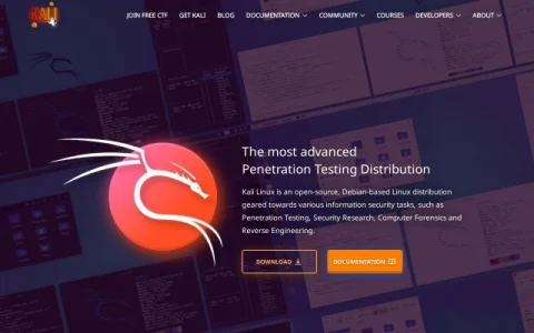 Kali Linux page preview