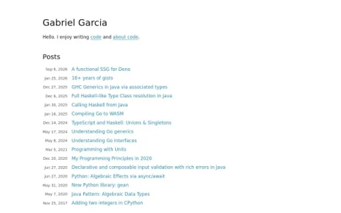 Gabriel Garcia page preview