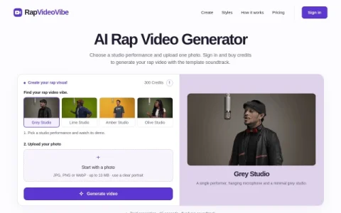 Rap Video Vibe page preview
