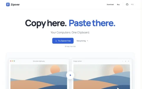 Zipover page preview
