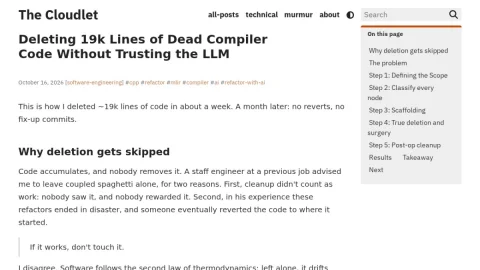The Cloudlet page preview