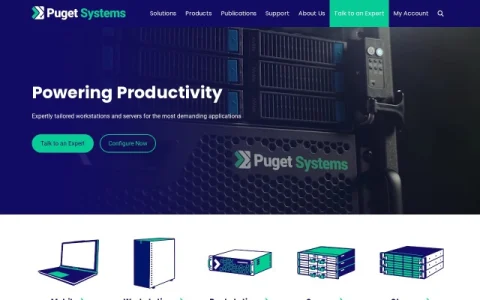 Puget Systems page preview