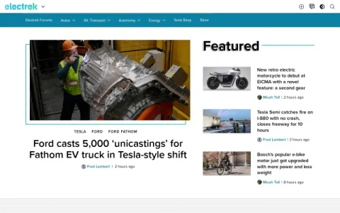 Electrek page preview