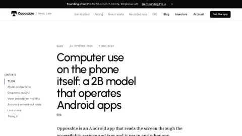 Opposable page preview