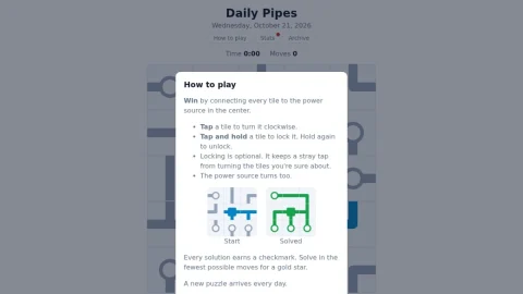 Daily Pipes page preview