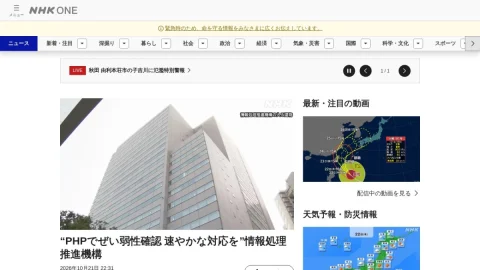 NHKニュース page preview