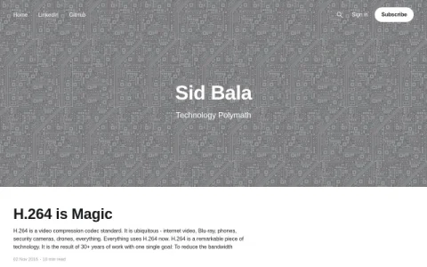 Sid Bala page preview
