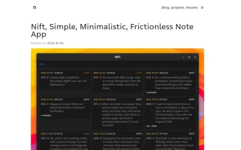 Nift page preview