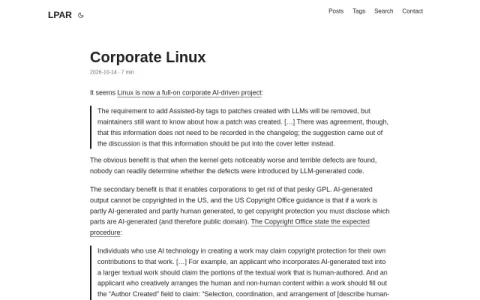 LPAR page preview