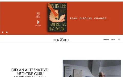 The New Yorker page preview