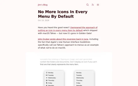 Jim Nielsen’s Blog page preview
