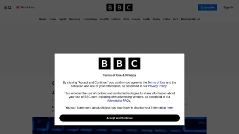 BBC News page preview