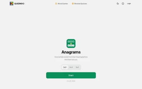 Quizingo page preview