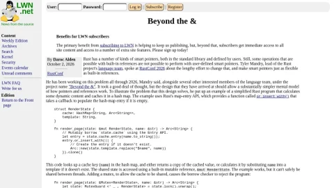 LWN.net page preview