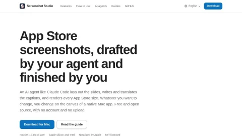 Screenshot Studio page preview