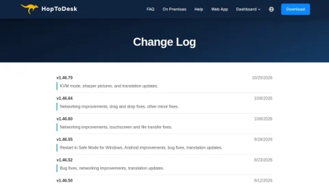 HopToDesk page preview