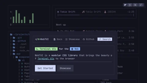 WebTUI page preview