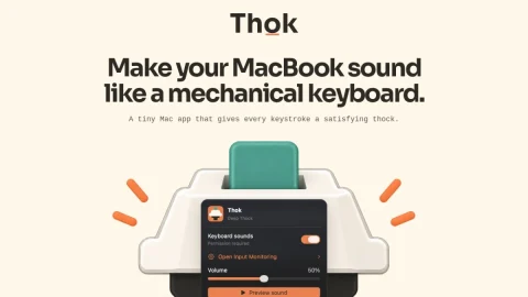 Thok page preview
