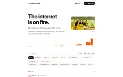 internetonfire page preview