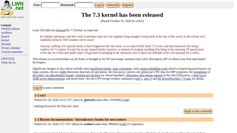 LWN.net page preview