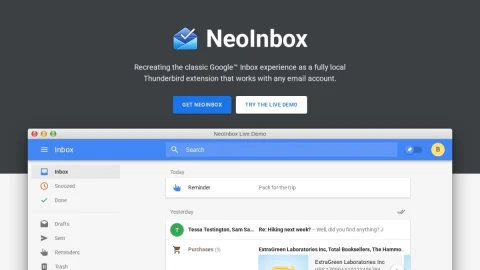 NeoInbox page preview
