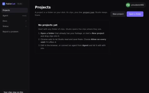 FableCut Studio page preview