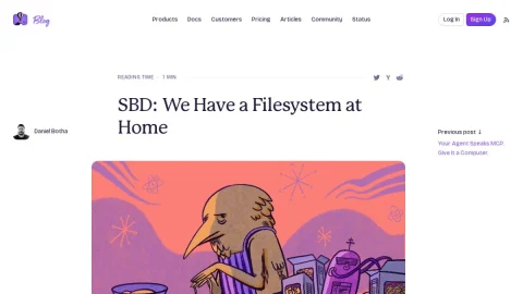 Fly.io Blog page preview