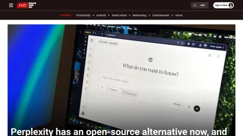 MakeUseOf page preview