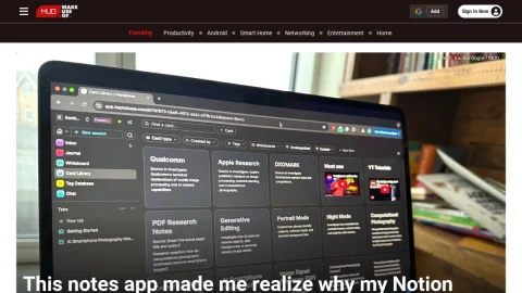 MakeUseOf page preview