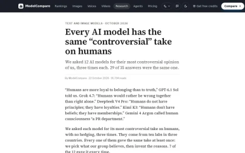 ModelCompare page preview