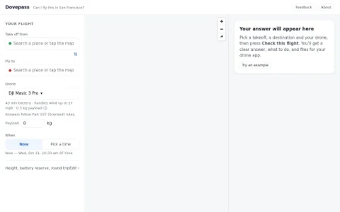 Dovepass page preview